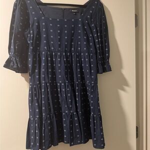 Madewell Navy Blue Mini Dress